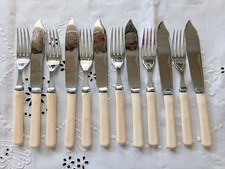 Vintage 12 piece chrome plate