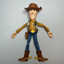 Disney Pixar Toy Story 3 Woody 34cm Toy Figure with Hat Talking 2010 WORKING