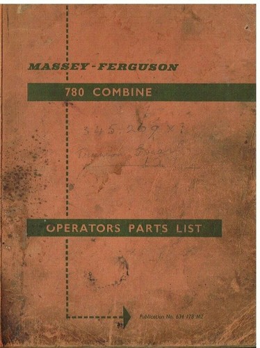 Massey ferguson 780 combine - ferguson,