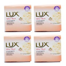 12 x Lux Velvet Touch Soap Bar with Jasmine & Almond Oil  80g