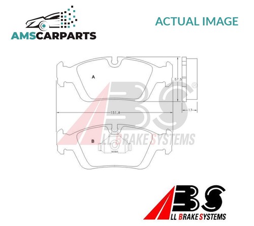 Brake pads set braking - set,