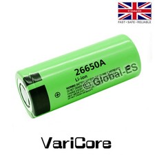 VariCore 26650 Li-Ion Flat Top