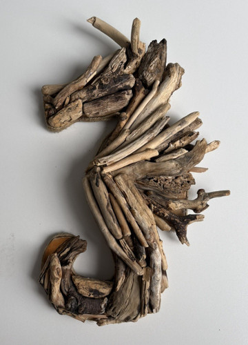 Handmade driftwood horse wall - handmade,