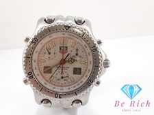 TAG Heuer Sel Chronograph Date Men's Watch CG-1111-0 Quartz Senna Model, Used, 