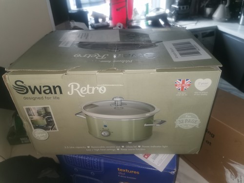 Swan retro slow cooker grey - swan,