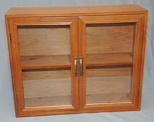 Wall Hanging/Free Standing Display Cabinet for Trinkets, Toys, Silverware etc