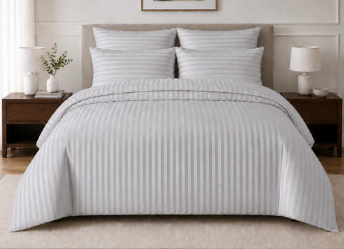 Stripe duvet cover set piece - duvet,