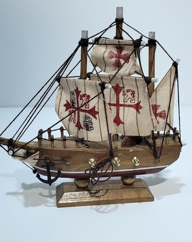 Wooden sailing ship - sailing,