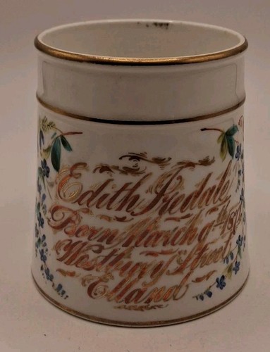Lustre ware christening - ,