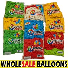 100 X Latex PLAIN BALOON