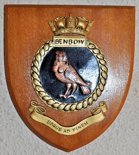 Hms benbow wall shield - benbow,