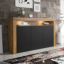 155cm TV Unit I Sideboard Cabinet I TV Stand I High Gloss/Matt Doors I Free LED