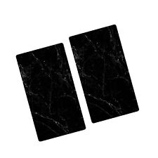 30X52Cm Set of 2 Black Marbel