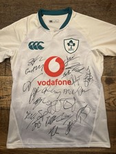 Genuine SQUAD SIGNED Ireland Rugby Away Shirt 25/26 - Photo Proof