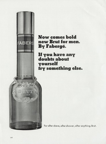 Original 1967 advert for - , brut