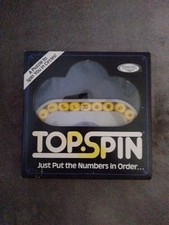 VINTAGE Top Spin Puzzle Board Game Binary Travel Strategy 1989 COMPLETE RETRO