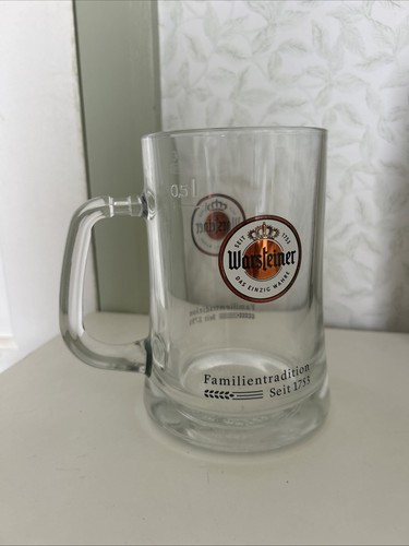 New warsteiner beer glass - glass, 0.5