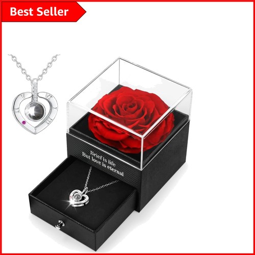 Exquisite real rose with - real,