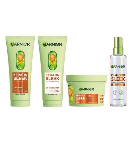 Garnier keratin sleek - garnier, bundle