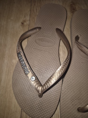 Havaianas women gold - gold, slim