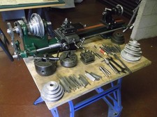 Precision small metal lathe SUPERB M/C, Rand/myford type  WITH LOTS of  TOOLING