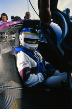 Michel Ferte Silk Cut Jaguar Jaguar XJR 9 LM TWR Jaguar V12 sits i- Old Photo