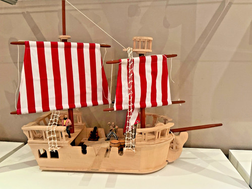 Wooden pirate ship one - wooden,