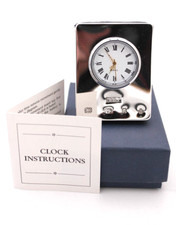 Sterling Silver Table Clock by