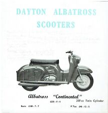 DAYTON ALBATROSS 225cc SINGLE & 250cc TWIN SCOOTER FACTORY UK SALES BROCHURE