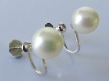 Gold Pearl Earrings - 9ct Gold