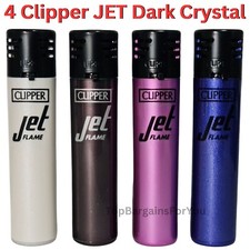 4 Clipper Jet Lighter Set DARK