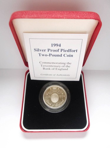 Silver proof piedfort two - proof, £2