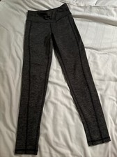 Ladies Souluxe Sports Leggings Grey Size Small