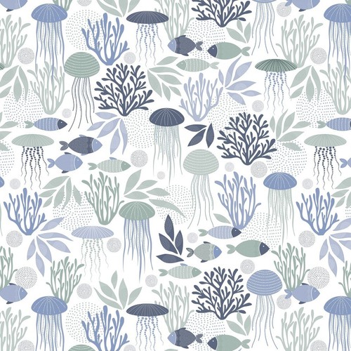 Underwater sea life pvc vinyl - life,