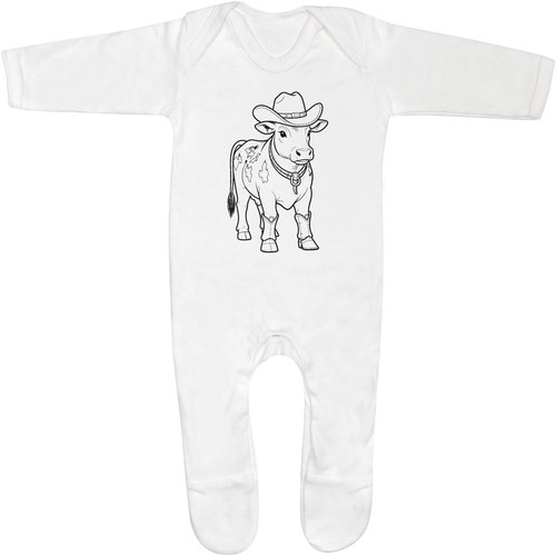 Cow hat boots baby - 'cow, &