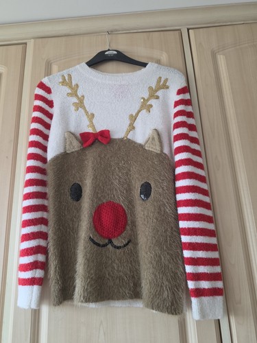 Girls christmas jumper 12yrs - girls',