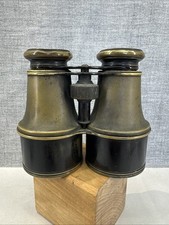 Whyte & Co, Glasgow - Brass Binoculars, c1900’s Clean Optics