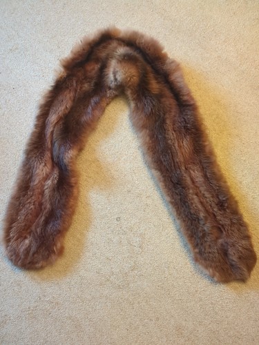 Fox fur womens shawl real - womens,