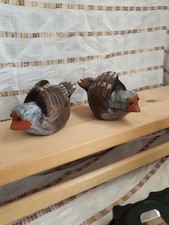 Wooden Bird Ornaments Peoples