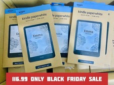 Amazon Kindle Paperwhite 7' 16GB 12th Gen Newest Version Without Ads Black