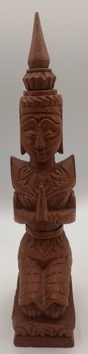 Hand carved wooden praying - carved,