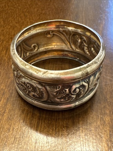 Victorian napkin ring sterling - ring,