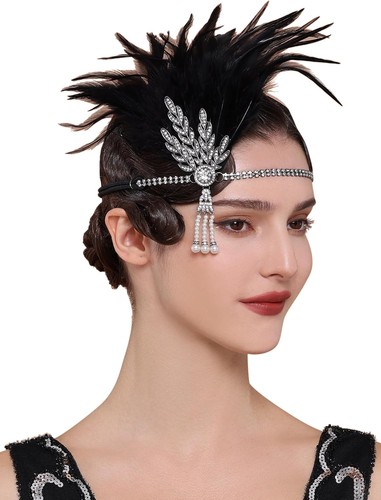 Babeyond flapper headpiece for - headpiece,