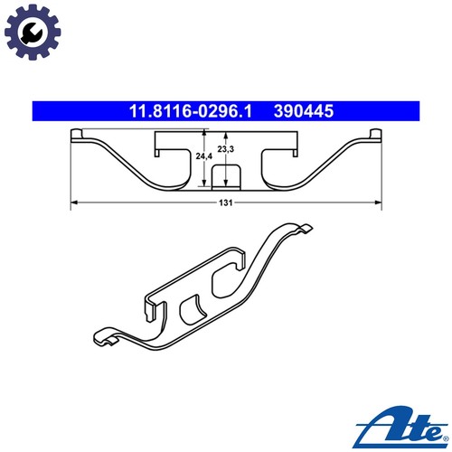 Spring brake caliper - spring,
