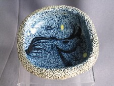 Vallauris art pottery lava bowl c1970s France