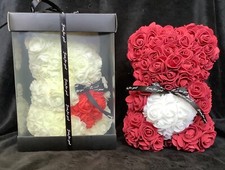 Romantic rose bear - romantic, heart