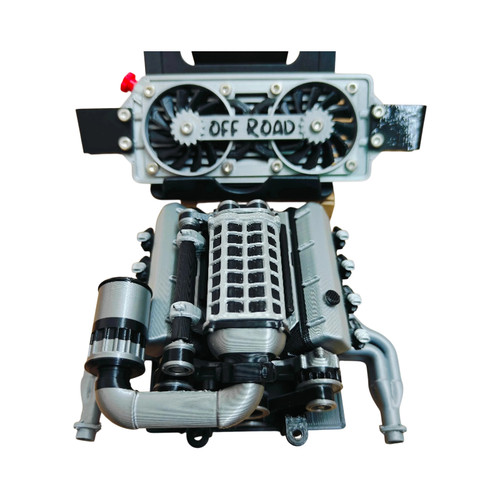 Car engine model - rc,