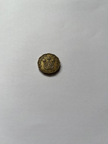 Three pence coin rare 1937 - rare,