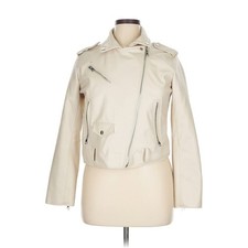 Zara Faux Leather Moto Jacket