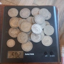 Silver halfcrowns coins .500